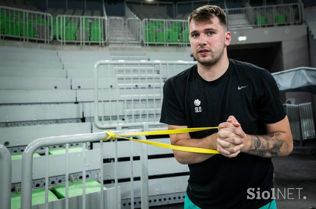 trening Slovenija Dončić