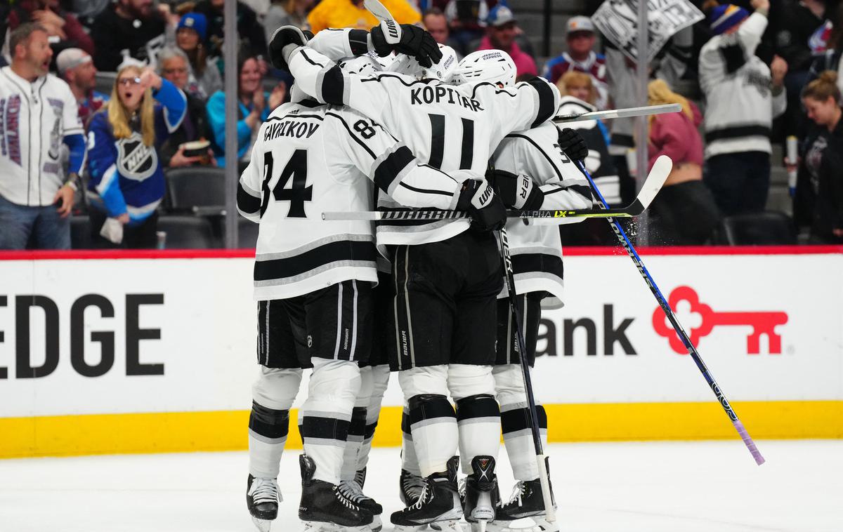 Anže Kopitar Los Angeles Kings | Anže Kopitar in soigralci Los Angeles Kings so vknjižili peto zaporedno zmago, s katero ostajajo na drugem mestu zahodne konference. | Foto Guliverimage