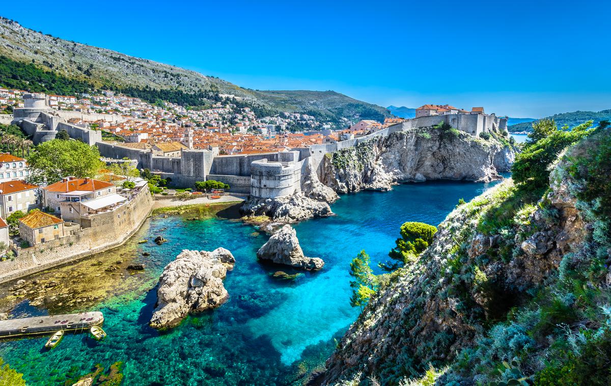 Dubrovnik obzidje | Hrvaška ostaja na seznamu varnih držav. | Foto Getty Images