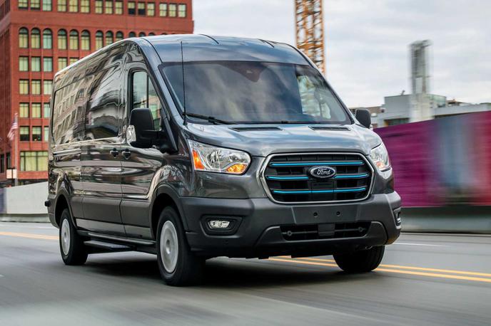 Ford e-transit | Ford bo spomladi 2022 na evropske ceste pripeljal električnega dostavnika, ki bo imel 350 kilometrov dosega. | Foto Ford