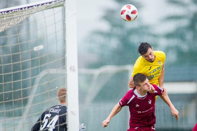 Na zadnji tekmi je proti Triglavu odigral vso tekmo. | Foto: Žiga Zupan/Sportida