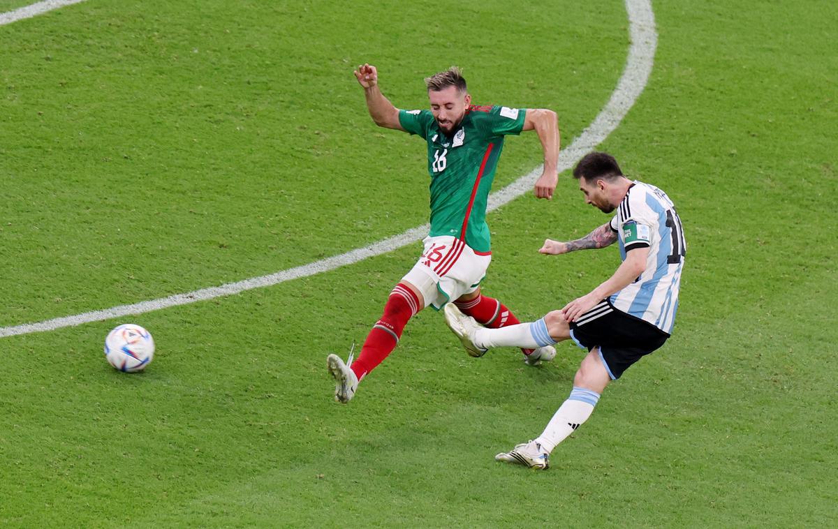 Lionel Messi Argentina Katar 2022 | Lionel Messi je Argentino popeljal v vodstvo. | Foto Reuters