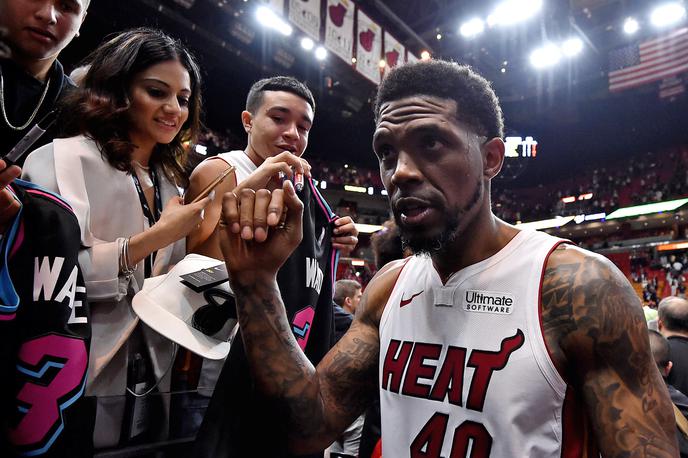 Udonis Haslem | 40-letni ameriški košarkar Udonis Haslem ostaja pri Vročici iz Miamija. V novi sezoni lige NBA, ki se bo začela 22. decembra, bo tudi uradno postal najstarejši igralec floridske franšize. | Foto Reuters