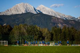 Slovenska nogometna reprezentanca trening