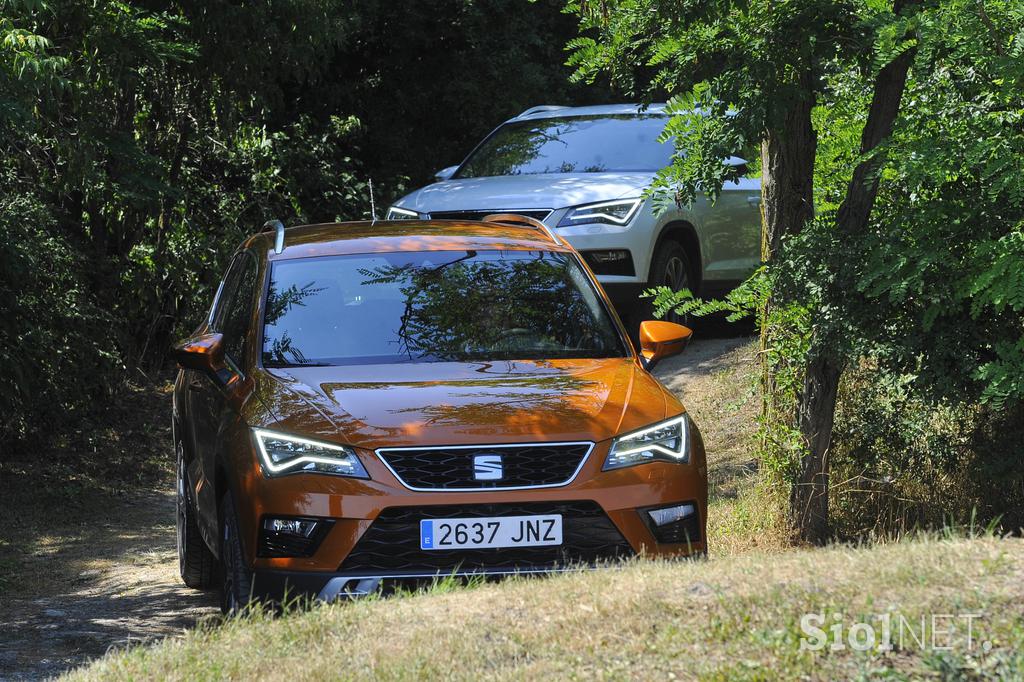 Seat ateca - terenska offroad preizkušnja