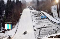 Dobre novice iz Bischofshofna: skakalnica bo po težavah nared za turnejo