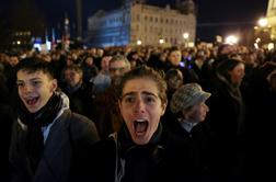 Protestniki zahtevali odstop madžarske predsednice #foto