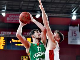 EuroCup: JL Bourg - Cedevita Olimpija