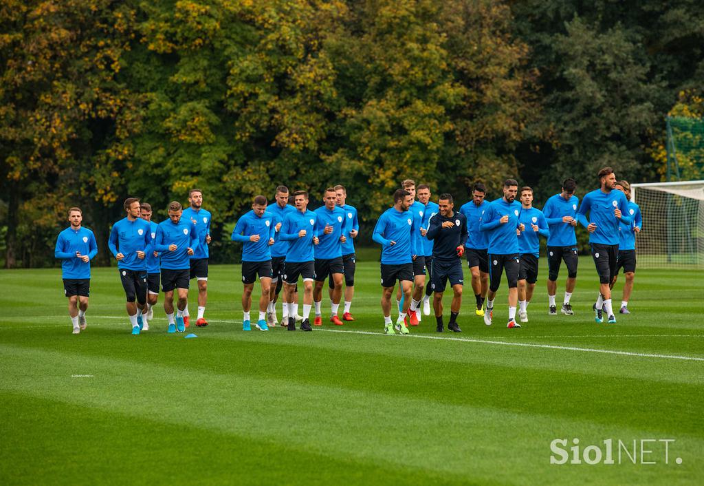 Slovenska nogometna reprezentanca Trening