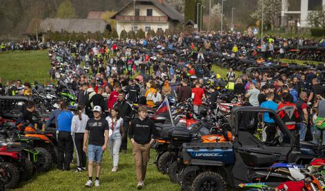 Na vseslovenskem blagoslovu motorjev tudi zelo znana motoristka #foto #video