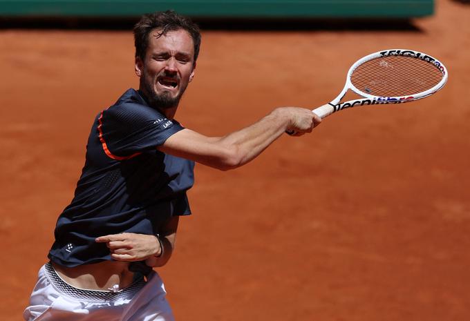 Danil Medvedjev je na turnirju v Madridu izpadel v osmini finala. | Foto: Reuters