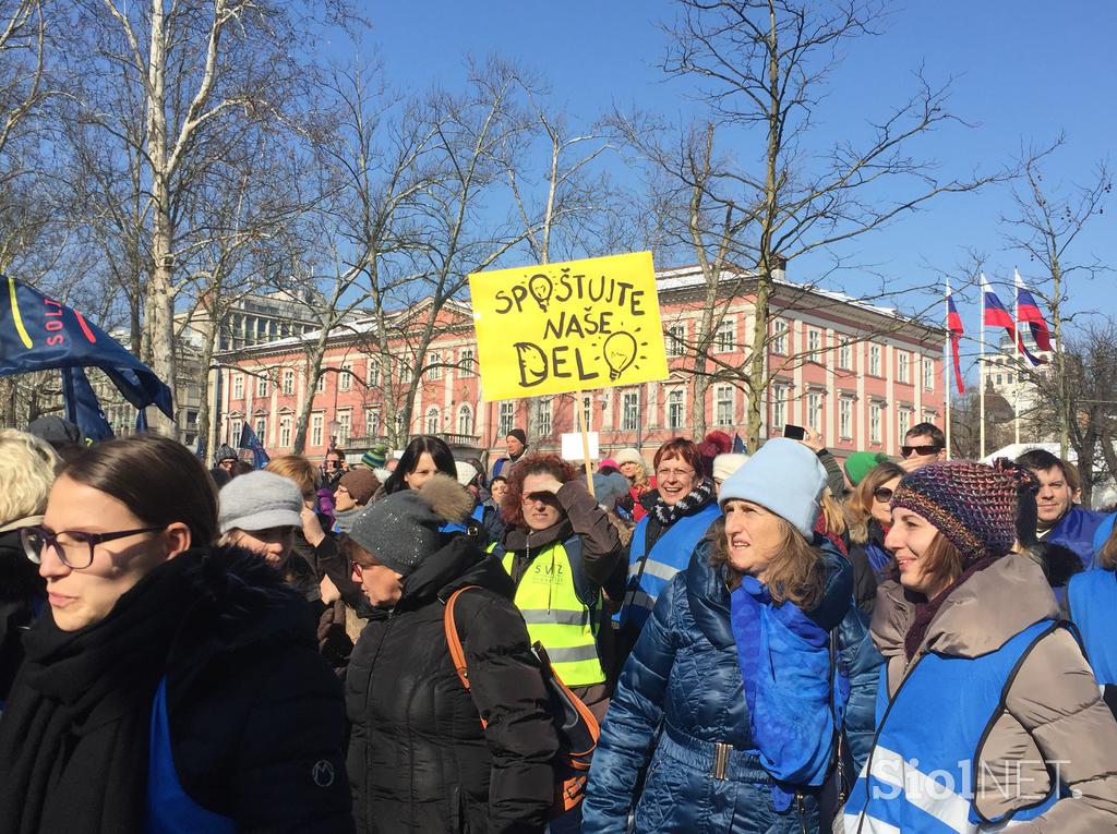 Protest Sviza v Ljubljani