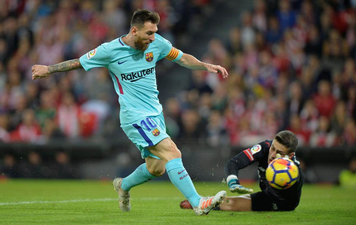 Lionel Messi Kepa Arrizabalaga | Foto Reuters