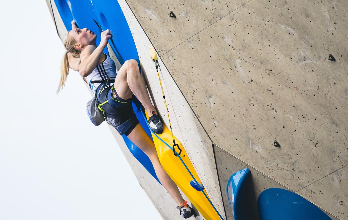 Janja Garnbret finale Innsbruck | Janja Garnbret se je v finale uvrstila s prvega mesta v polfinalu. | Foto Grega Valančič