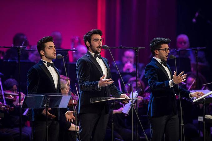 "Našo zvrst glasbe označuje Grande amore, ki je naš zaščitni znak. Ne gre za opero, to je belcanto, italijanska tradicionalna glasba," pravijo Il volo. | Foto: Il volo