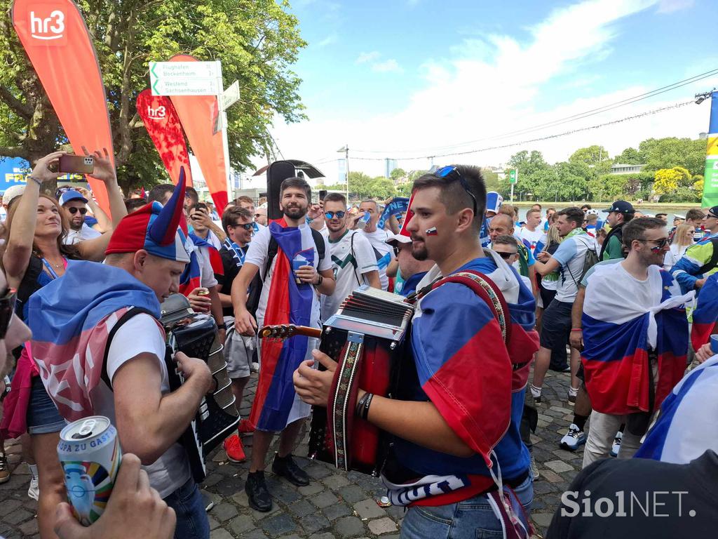 Euro 2024 Frankfurt Slovenija navijači