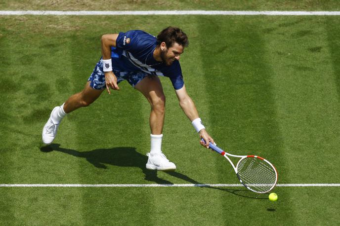 Cameron Norrie | Britanec Cameron Norrie je obtičal v četrtfinalu turnirja v Eastbournu. | Foto Reuters