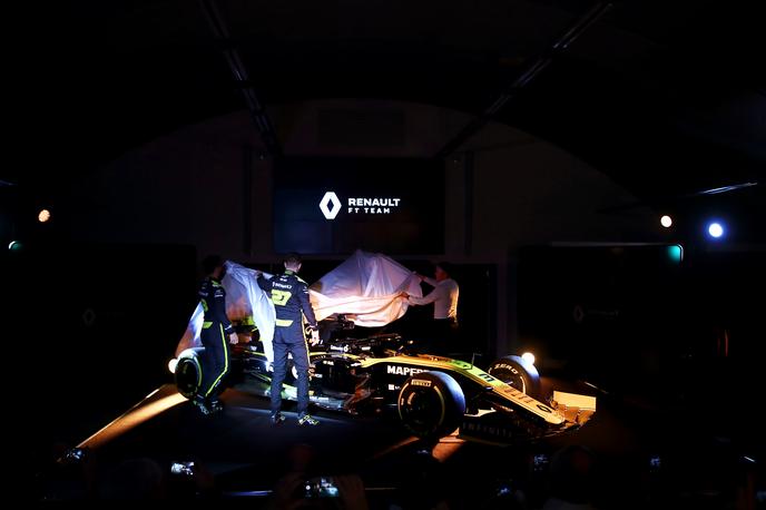 Renault F1 predstavitev 2019 | "Verjamem, da imamo eno od najmočnejših ekip, če ne celo najmočnejši," je ob predstavitvi rumenega in črnega RS19 dejal izvršni direktor ekipe Renault.   | Foto Guliver/Getty Images