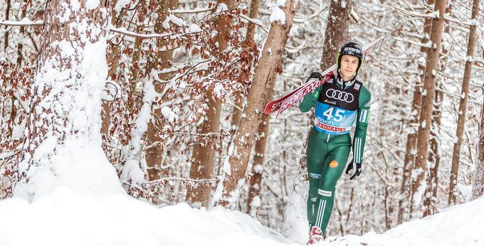 "V nedeljo sta mi uspela dva dobra skoka, sploh prvi je bil tisti pravi." | Foto: Sportida