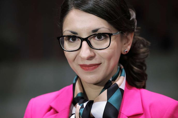 Emilija Stojmenova Duh | Emilija Stojmenova Duh je po volitvah izstopila iz stranke SD in postala ministrica za digitalno preobrazbo iz kvote stranke Gibanje Svoboda. | Foto STA