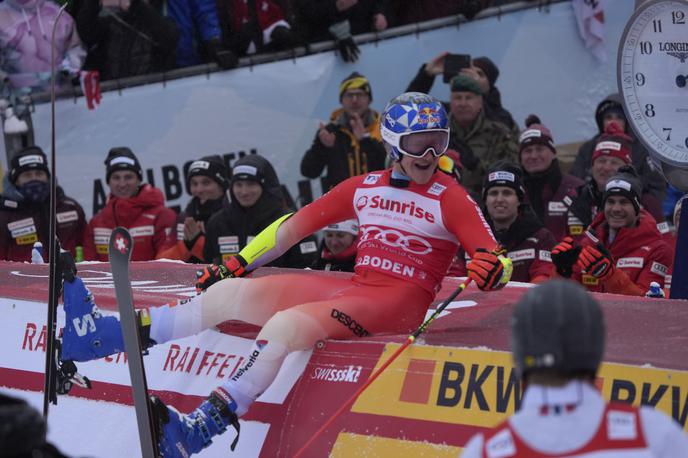 Marco Odermatt Adelboden 2024 | Švicar Marco Odermatt je bil tudi v Adelbodnu razred zase.  | Foto Guliverimage