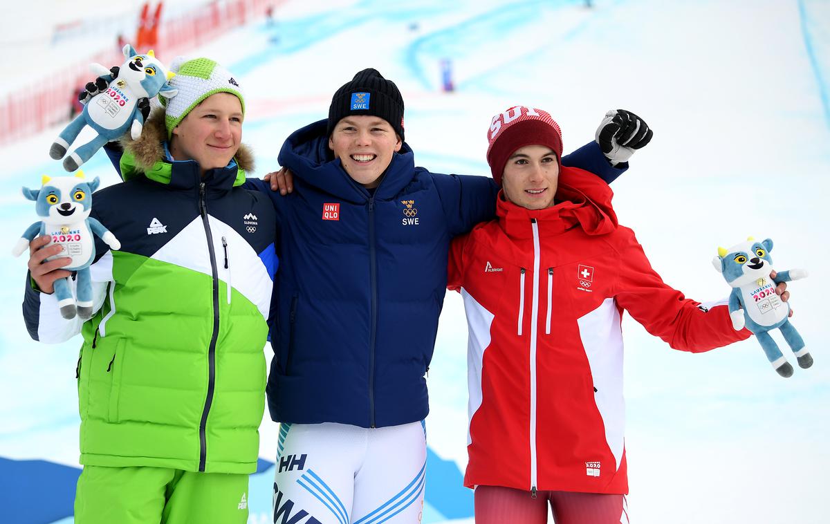 Rok Ažnoh | Prvi dan mladinskih zimskih olimpijskih iger je Rok Ažnoh osvojil srebrno kolajno. | Foto Getty Images