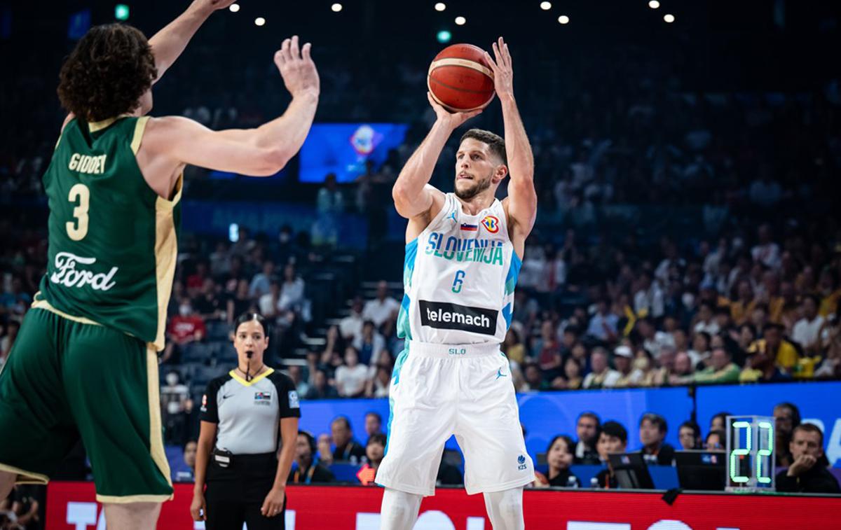 slovenska košarkarska reprezentanca Slovenija : Avstralija SP 2023 Aleksej Nikolić | Aleksej Nikolić je bil z 19 točkami prvi strelec tekme. | Foto FIBA