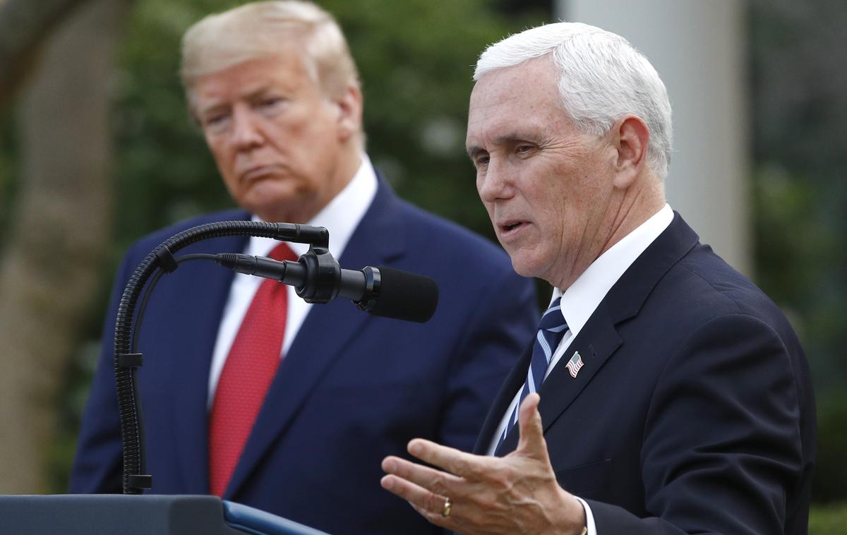 Donald Trump, Mike Pence | Donald Trump in njegov podpredsednik Mike Pence leta 2020.  | Foto Guliverimage