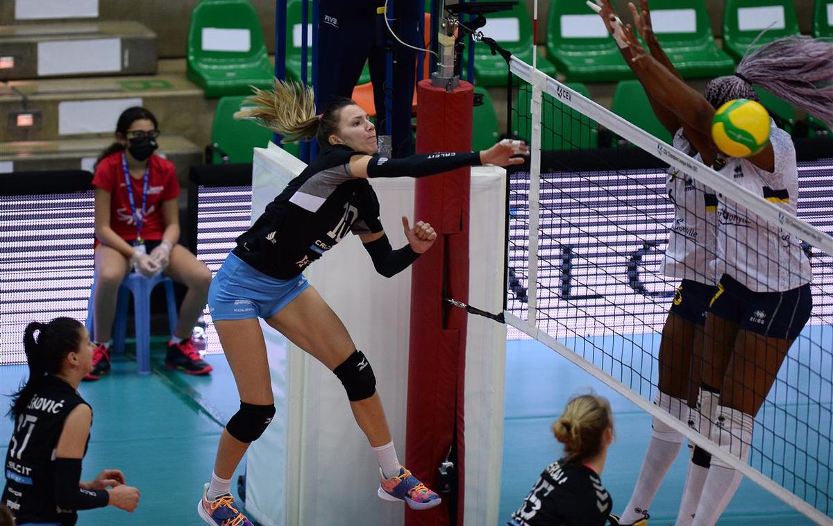 Calcit Volley | Slovenske prvakinje so izgubile tudi na tretji tekmi. | Foto CEV