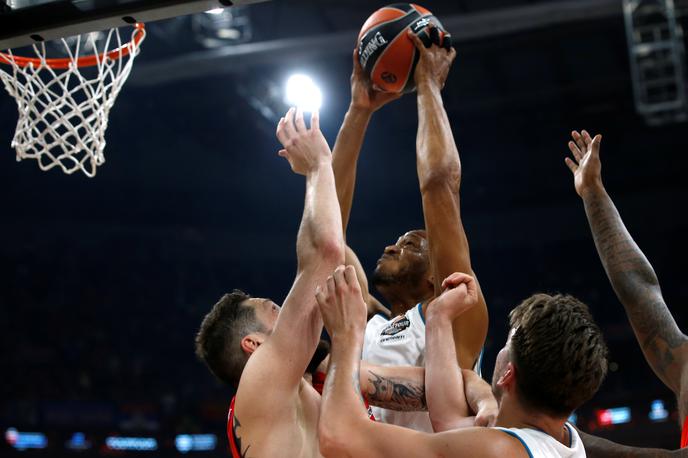 Anthony Randolph | Real Madrid Anthonyja Randolpha in Klemna Prepeliča se je igral z vodstvom, a na koncu kljub temu vknjižil prvo zmago. | Foto Reuters