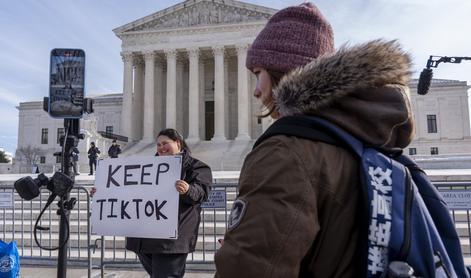 Ameriško vrhovno sodišče ohranilo zakon o prepovedi TikToka