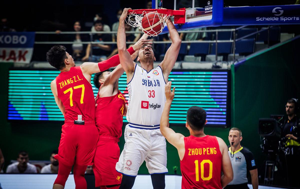 Srbija : Kitajska SP 2023 | Reprezentanca Srbije je osvojila prvo mesto v skupini B. | Foto FIBA