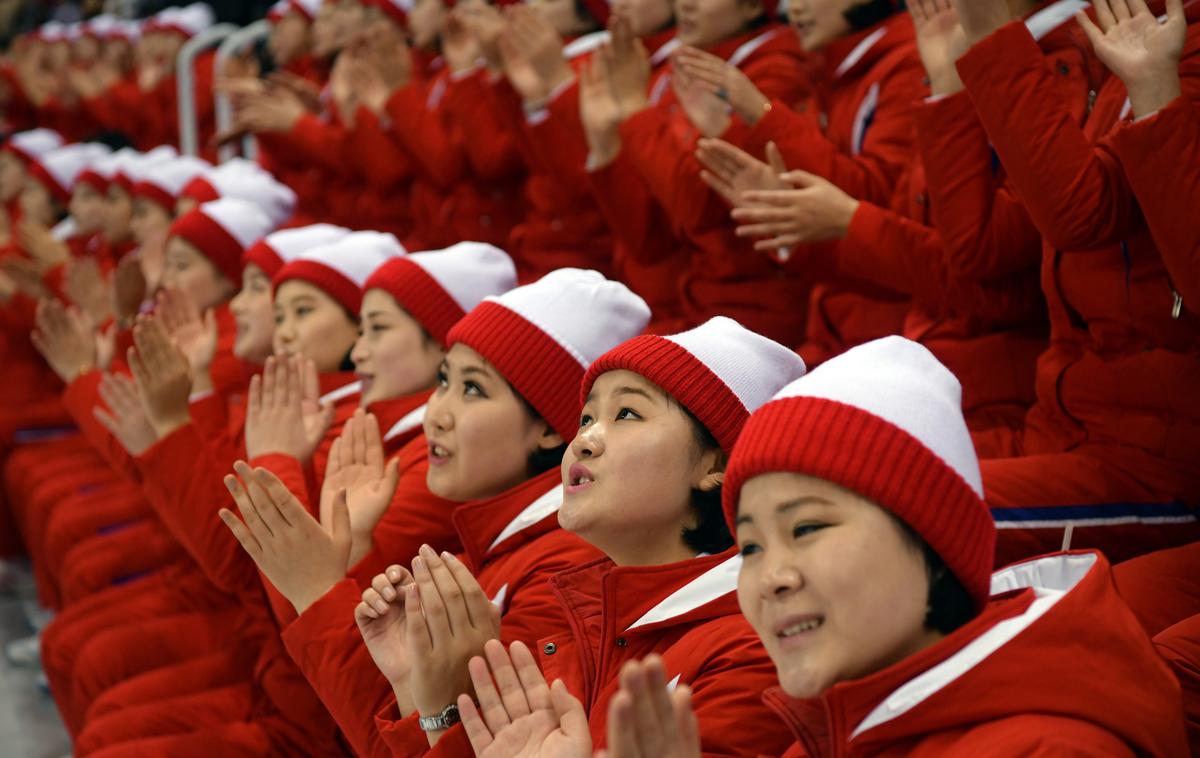 Severnokorejske navijačice Pjongčang 2018 ZOI | Foto Guliver/Getty Images