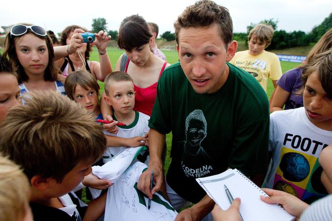 Kariero je končal v nižjeligaškem italijanskem klubu, nato pa se vrnil v domovino in se lotil trenerskih izzivov. Z veseljem se udeležuje vsakoletnih dobrodelnih turnirjev v Biljah. | Foto: Vid Ponikvar