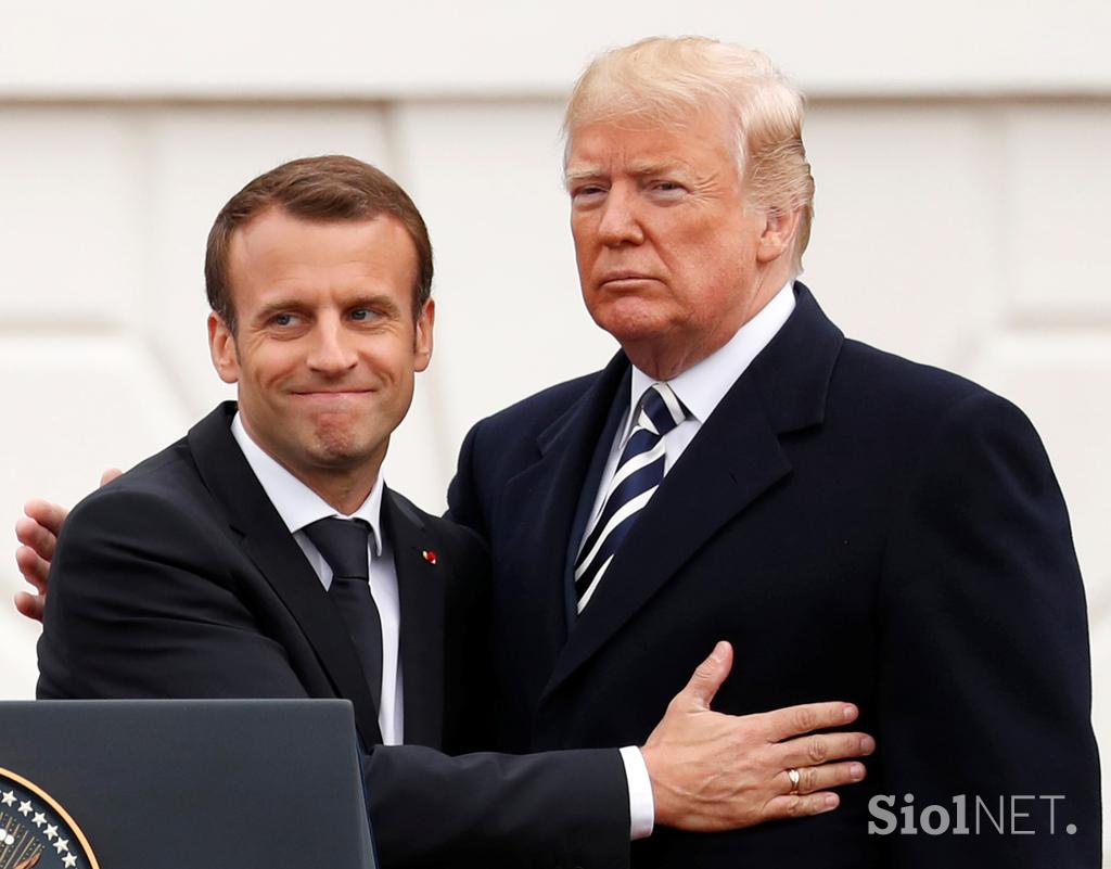 Trump in Macron