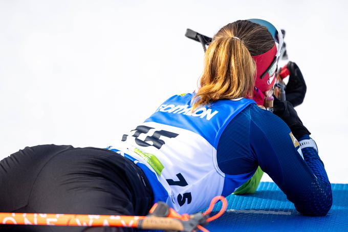 Živa Klemenčič se je močno približala svojim prvim točkam svetovnega pokala. | Foto: Guliverimage/Vladimir Fedorenko