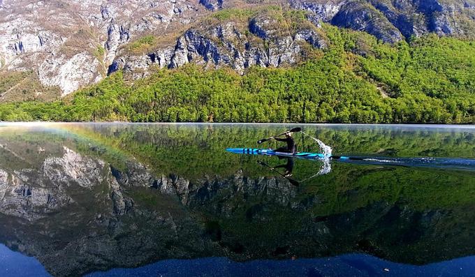 Špela Ponomarenko Janić je nekaj treningov opravila tudi v Bohinju. | Foto: Osebni arhiv