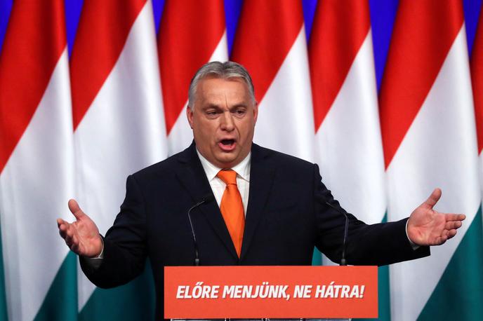 Viktor Orban | Viktor Orban je Madžare pozval, naj bo njihov odgovor "jasen in nedvoumen" tako kot leta 1956. | Foto Reuters