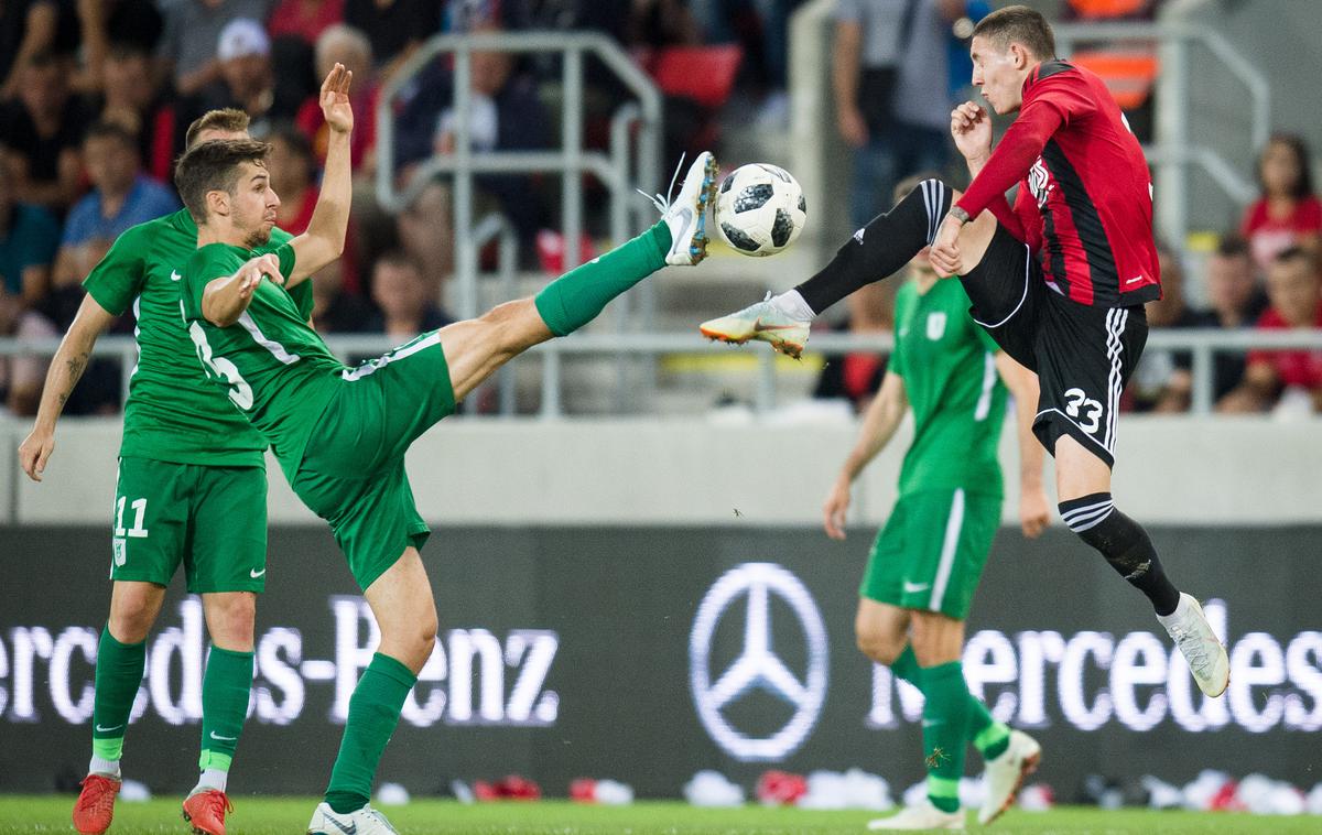 Spartak Trnava Olimpija | Olimpiji je v Trnavi zmanjkalo sreče in časa. | Foto SPS/NK Olimpija Ljubljana