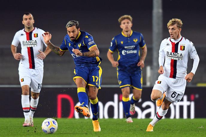 Verona Genoa | Genoa se je po dobrih treh tednih vrnila v tekmovalni ritem. | Foto Getty Images