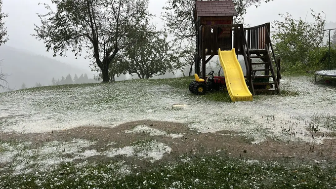 Toča na Koroškem | Foto: Koroška čveka/Meteoinfo Slovenija