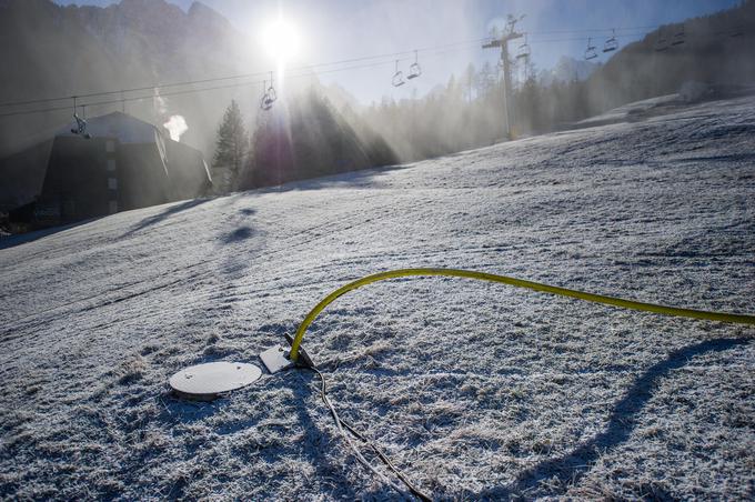 Kranjska Gora zasneževanje | Foto: Klemen Korenjak