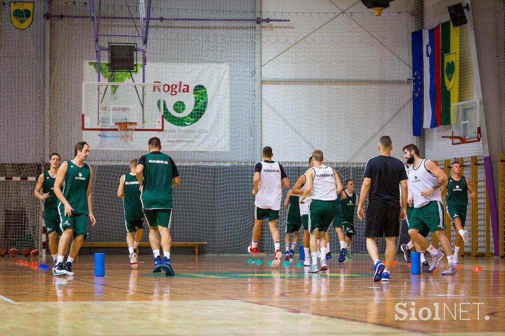 trening slovenska košarkarska reprezentanca Zreče