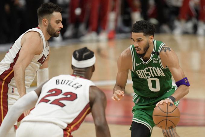 Jayson Tatum je bil izbran za MVP finala vzhoda. | Foto: Reuters