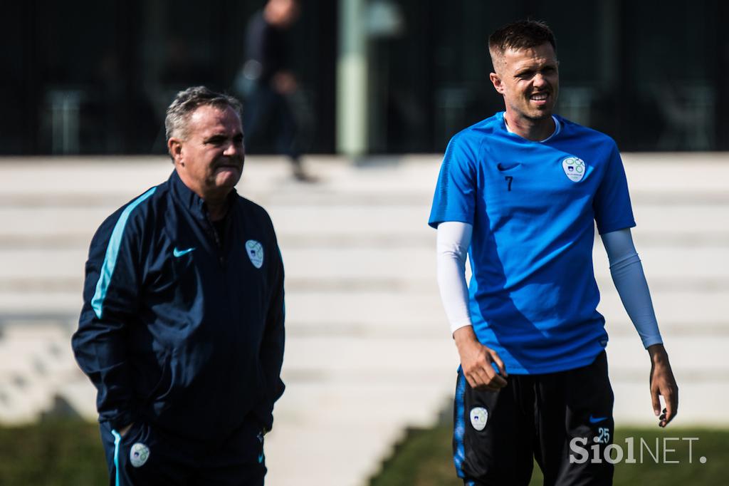 Slovenska nogometna reprezentanca Trening Brdo