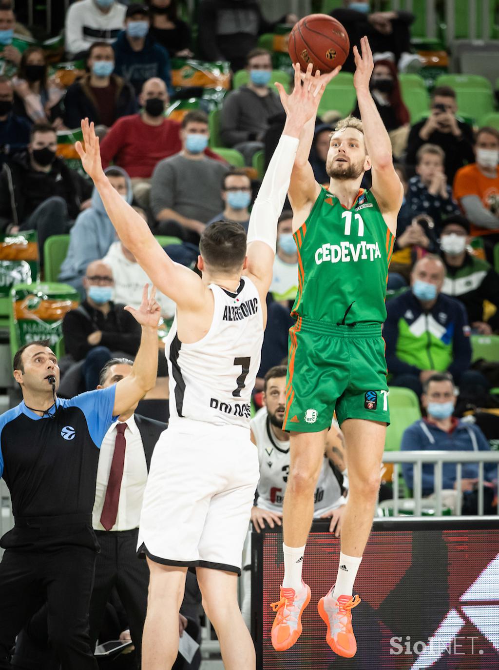 EuroCup: Cedevita Olimpija - Virtus Bologna