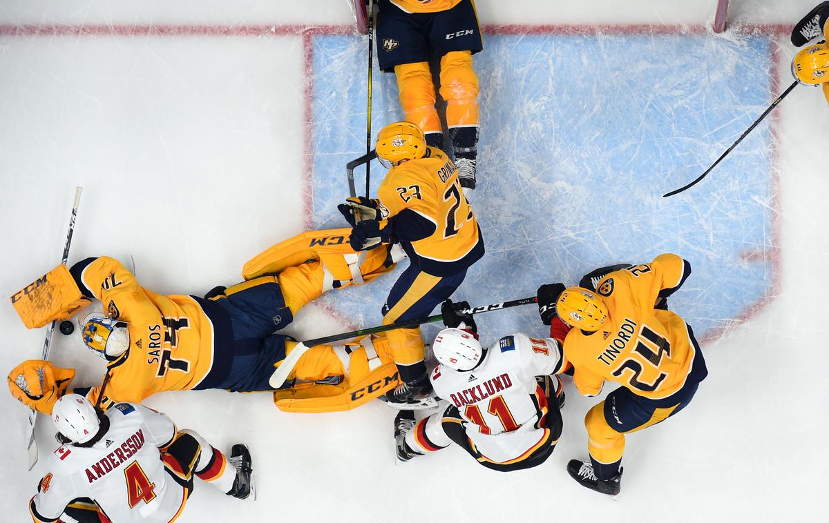 Nashville Predators | Hokejisti Nashvilla so prejeli kar 8 golov. | Foto Reuters