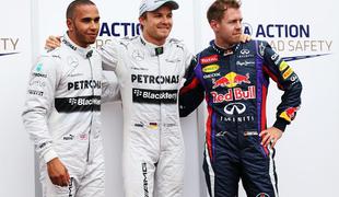 Rosberg vesel tretjega "pola", Vettel Mercedesa ne jemlje resno