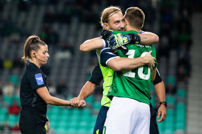 Olimpija Aluminij | Luka Janžeković je izvrstno branil. Timi Max Elšnik je dosegel avtogol proti matičnemu klubu. | Foto Grega Valančič/Sportida