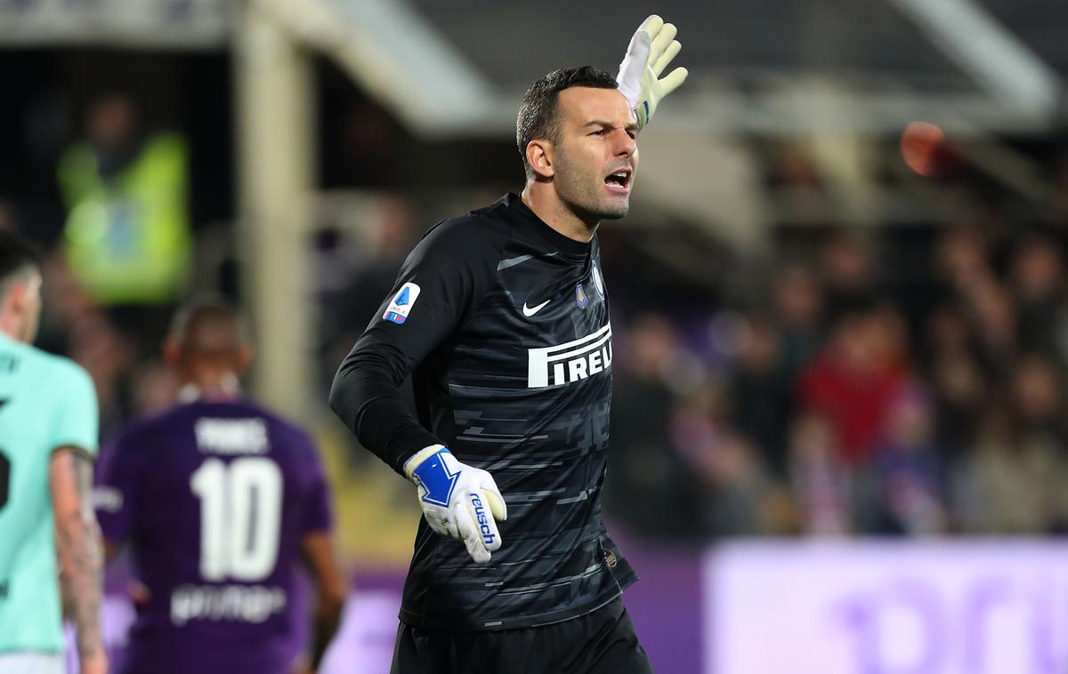 Samir Handanović | Samir Handanović je s soigralci pri Interju izgubil z Bologno. | Foto Getty Images